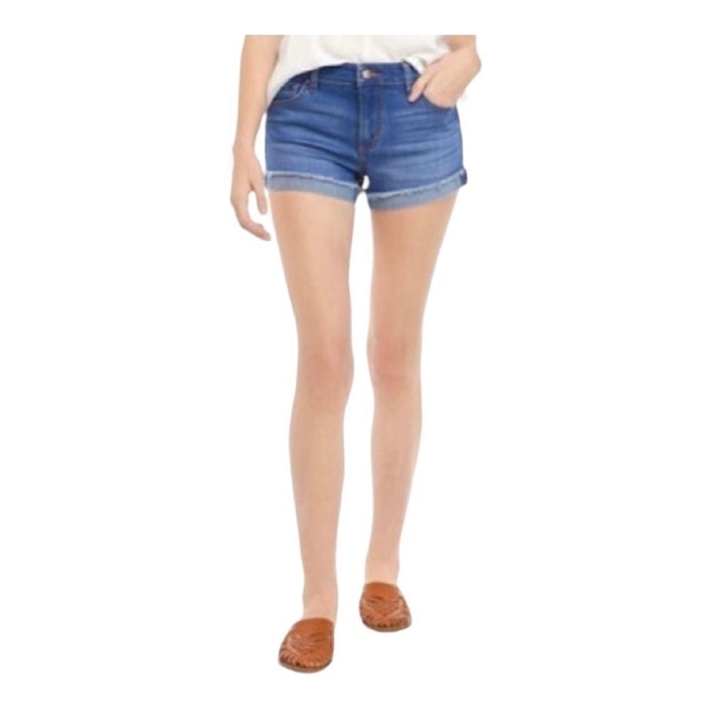 Junior Womens Celebrity Pink Jeans Cuffed Denim Jean Shorts - Sz 3